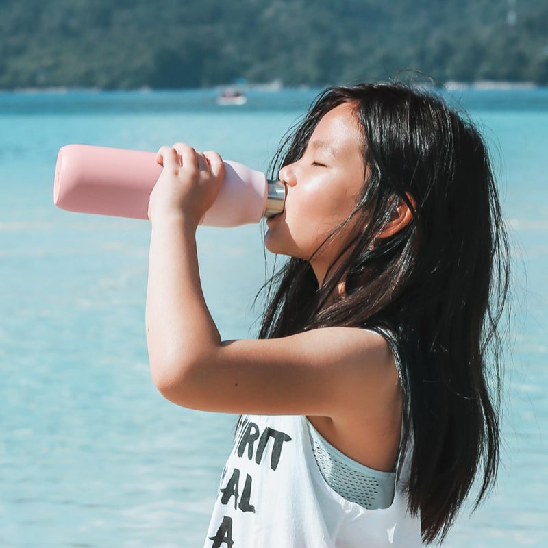 LARQ Bottle Twist Top 17 oz - Insulated Stainless Steel Water Bottle | BPA Free | Reusable Water Bottle for Camping, Office, and Travel | Keep Drinks Cold and Hot, Granite White - Image 4